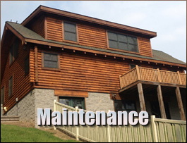  Hassell, North Carolina Log Home Maintenance